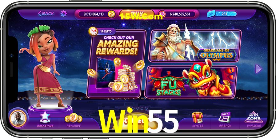 Mesa de Blackjack Win55